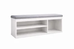 OTTO home Schuhbank »Schuchschrank 100,Schuhregal, Schuhtruhe, Schuhkommode, Sitzbank« Inkl. bequemem Sitzkissen mit Stauraum darunter