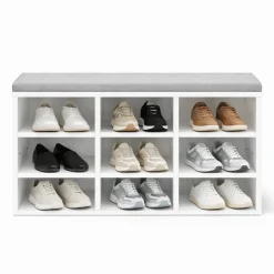 OTTO home Schuhbank »Schuchschrank 80,Schuhregal, Schuhtruhe, Schuhkommode, Sitzbank« mit bequemer, abnehmbarer Sitzauflage