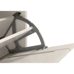 OTTO home Schuhschrank »Heide« Breite 90cm, mit Schubkasten, 2 Klappen und Facettenfront, Höhe 103cm