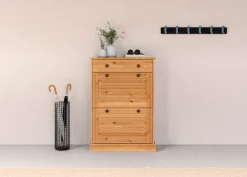 OTTO home Schuhschrank »Liotta« Mit 2 Klappen und 1 Schublade