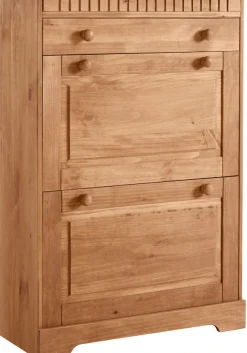 OTTO home Schuhschrank »Lisa« mit 1 Schubkasten und 2 Klappen, Höhe 105 cm, Breite 75 cm