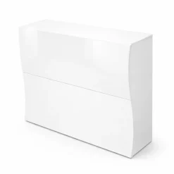 OTTO home Schuhschrank »Luxor 2, Schuhregal, Schuhkommode, Höhe 81 cm« UV-lackiert, Hochglanz, grifflos, 2-türig