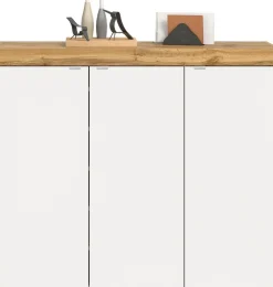 OTTO home Schuhschrank »MAMBO II, Breite 115 cm, 3 Türen, 10 Einlegeböden« 1 Stk. tlg. Schuhschrank, Schuhkommode, Flur, Diele