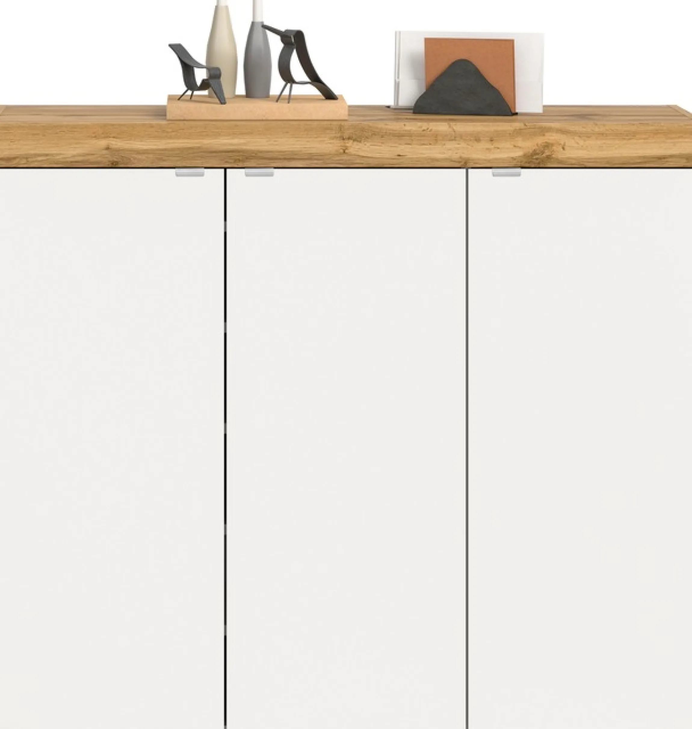 OTTO home Schuhschrank »MAMBO II, Breite 115 cm, 3 Türen, 10 Einlegeböden« 1 Stk. tlg. Schuhschrank, Schuhkommode, Flur, Diele