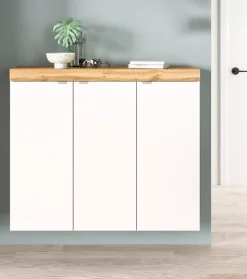 OTTO home Schuhschrank »MAMBO II, Breite 115 cm, 3 Türen, 10 Einlegeböden« 1 Stk. tlg. Schuhschrank, Schuhkommode, Flur, Diele