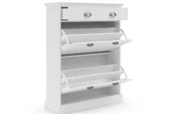 OTTO home Schuhschrank »Motala« mit 2 Klappen u. 1 Schublade, Platz für 12-14 paar Schuhe, Höhe 105 cm