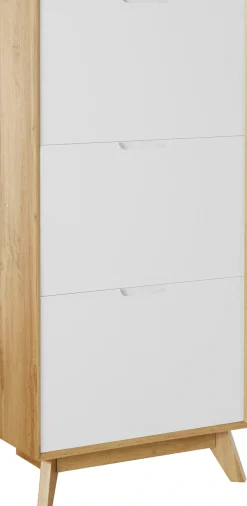 OTTO home Schuhschrank »Pandrup« mit 3 Klappen, ca. 5 Paar Schuhe pro Klappe, Höhe 125 cm