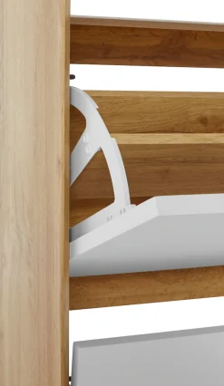 OTTO home Schuhschrank »Pandrup« mit 3 Klappen, ca. 5 Paar Schuhe pro Klappe, Höhe 125 cm