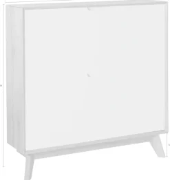 OTTO home Schuhschrank »Pandrup« mit 2 Klappen, ca. 8 Paar Schuhe pro Klappe, Höhe 90 cm
