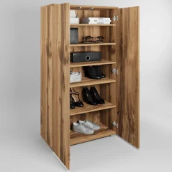 OTTO home Schuhschrank »Paris« grifflose Schuhregal Breite 70cm, mit 6 geräumigen Fächern