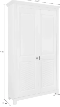 OTTO home Schuhschrank »Rauna« aus massiver Kiefer, viel Stauraum
