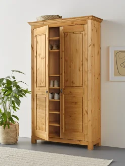 OTTO home Schuhschrank »Rauna« aus massiver Kiefer, viel Stauraum
