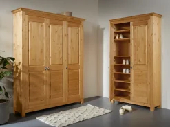 OTTO home Schuhschrank »Rauna« aus massiver Kiefer, viel Stauraum