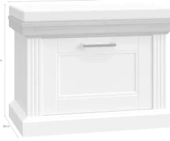 OTTO home Schuhschrank »Tara« (H/B/T): 51/65/38cm,Hochwertig UV lackiertes MDF