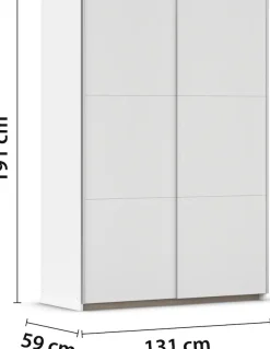 OTTO home Schwebetürenschrank »PAULLY Schlafzimmerschrank GarderobePreiskracher« Kleiderschrank Breite 131 cm Bestseller MADE IN GERMANY