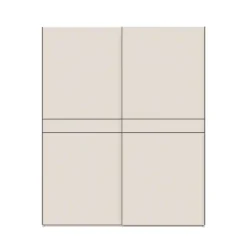 OTTO home Schwebetürenschrank »Opera Kleiderschrank, Schlafzimmerschrank, Garderobe, Schrank« UV lackiert, Soft Close Funktion, Höhenverstellbare Füße