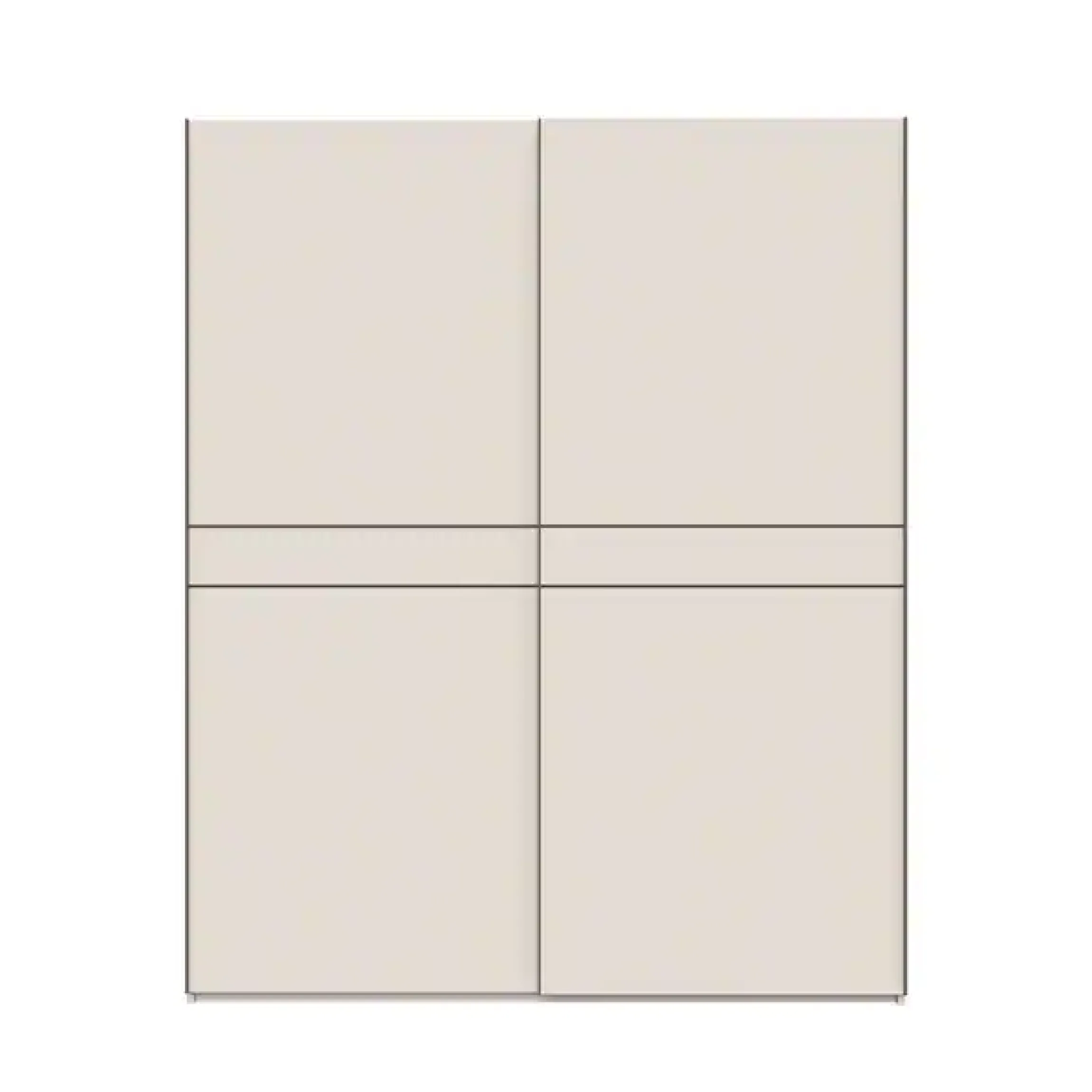 OTTO home Schwebetürenschrank »Opera Kleiderschrank, Schlafzimmerschrank, Garderobe, Schrank« UV lackiert, Soft Close Funktion, Höhenverstellbare Füße