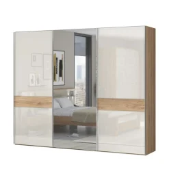 OTTO home Schwebetürenschrank »Gala, wahlweise mit oder ohne Spiegel, 272x65x224cm, FSC-zertifiziert« mit 9 Einlegeböden und 3 Kleiderstangen,UV lackiert, kratzfest, hochglänzend, Soft-Close Funktion