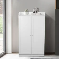 OTTO home Sekretär »Aalborg« PC-Schrank im Landhaus-Stil, Tastaturauszug, Stauraum, 80x134,5 cm