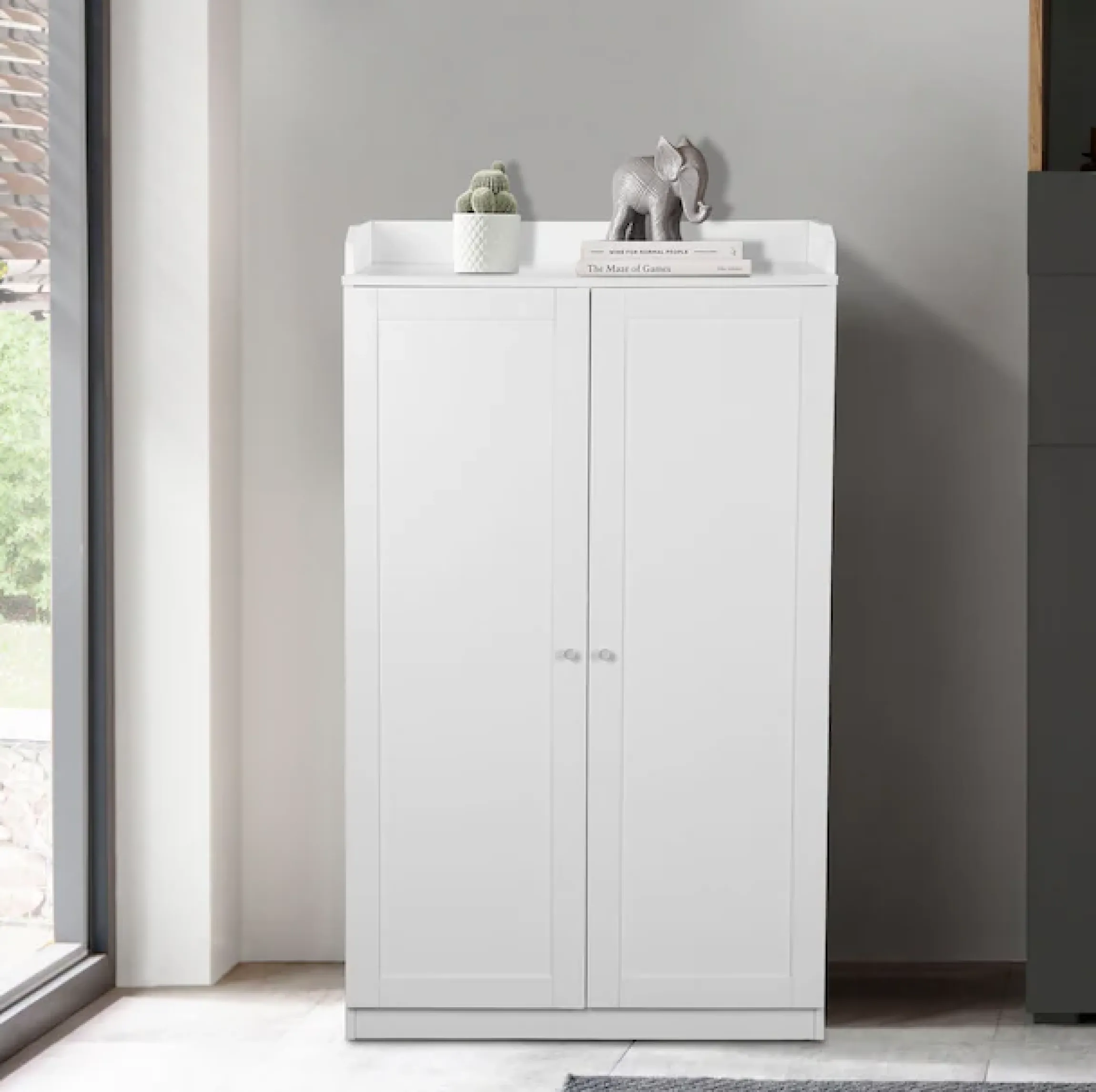 OTTO home Sekretär »Aalborg« PC-Schrank im Landhaus-Stil, Tastaturauszug, Stauraum, 80x134,5 cm