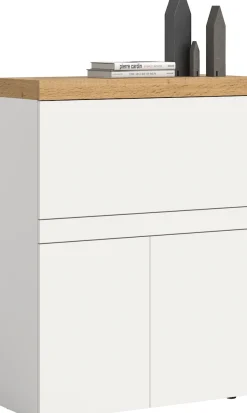 OTTO home Sekretär »MAMBO, TOPSELLER!, Höhe 122cm, 2 Türen, 1 Schubkasten, 1 Klappe« Home-Office-Schreibtisch, PC-Schrank, Schreibtisch, Office