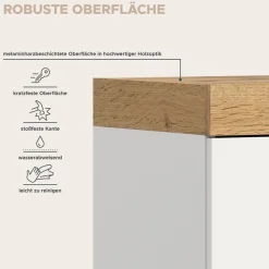 OTTO home Sekretär »MAMBO, TOPSELLER!, Höhe 122cm, 2 Türen, 1 Schubkasten, 1 Klappe« Home-Office-Schreibtisch, PC-Schrank, Schreibtisch, Office