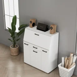 OTTO home Sekretär »Moid, Home-Office-Schreibtisch,« viele Stauraummöglichkeiten, kompaktes & modernes Design, B. 88,5 cm