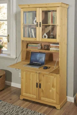 OTTO home Sekretär »Rügen« aus massiver Kiefer, Breite 94 cm, made in EU