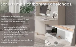OTTO home Sekretär »Vaux« 1 Stk. tlg. Kaschmir / Artisan Eiche (Eiche-Optik), Klapptür, Stauraum, B: 120 cm