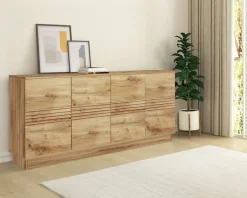 OTTO home Sideboard »Angers« Kommode, Push-to-open, 4 Türen, Breite 180 cm