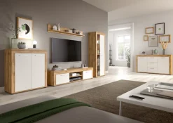 OTTO home Sideboard »AOSTA, Breite 125 cm, 2 Türen, 3 Schubkästen, 4 Fachböden« in verschiedenen Farbausführungen, individuell kombinierbar,Kommode, Schrank, Anrichte, Standschrank, Board, Wohnzimmer