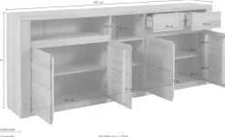 OTTO home Sideboard »Burani« grifflose Optik