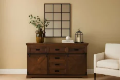 OTTO home Sideboard »Don Barn« mit 2 Schiebetüren, handgefertigt, Unika-Möbel, Breite 160 cm