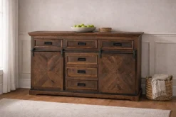 OTTO home Sideboard »Don Barn« mit 2 Schiebetüren, handgefertigt, Unika-Möbel, Breite 160 cm