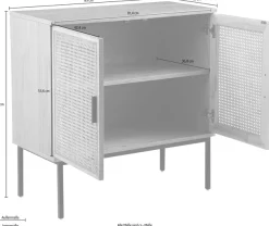 OTTO home Sideboard »Feines« FSC-Holz, Melamin, MDF, Metall & ABS mit Soft-Close, Breite 85 cm