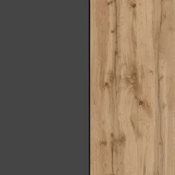 OTTO home Sideboard »Garda, Kommode, Schrank, 3 Türen, 1 Schublade, Made in Italy« 3 Türen, 1 Schublade, grifflos Breite 120,1 cm, anthrazit/eiche matt