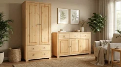 OTTO home Sideboard »Gotland« Kommode, Breite 147 cm, aus massiver Kiefer, FSC®