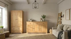 OTTO home Sideboard »Gotland« Kommode, Breite 147 cm, aus massiver Kiefer, FSC®