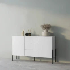 OTTO home Sideboard »Jukon, Breite 150 bzw.180 cm, moderne grifflose Kommode« Schubladenschrank 2 Türen/3 Schubkästen, push-to-open-Funktion