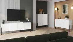 OTTO home Sideboard »Jukon, Breite 150 bzw.180 cm, moderne grifflose Kommode« Schubladenschrank 2 Türen/3 Schubkästen, push-to-open-Funktion