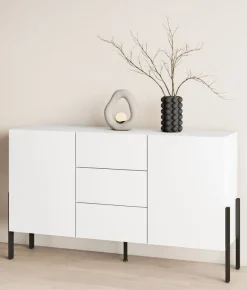 OTTO home Sideboard »Jukon, Breite 150 bzw.180 cm, moderne grifflose Kommode« Schubladenschrank 2 Türen/3 Schubkästen, push-to-open-Funktion