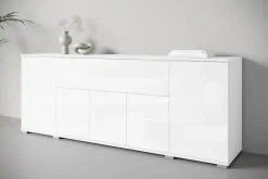 OTTO home Sideboard »Kenia, B/H/T: 180 x 68 x 39,5 cm« 1 Stk. tlg. Push-to-Open, Klappe und verstellbare Einlegeböden