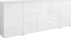 OTTO home Sideboard »Kenia, B/H/T: 180 x 68 x 39,5 cm« 1 Stk. tlg. Push-to-Open, Klappe und verstellbare Einlegeböden