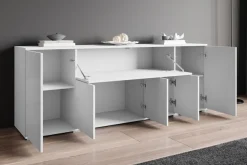 OTTO home Sideboard »Kenia, B/H/T: 180 x 68 x 39,5 cm« 1 Stk. tlg. Push-to-Open, Klappe und verstellbare Einlegeböden