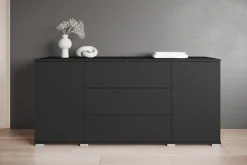 OTTO home Sideboard »Kenia, Kommode für das Schlafzimmer/Wohnzimmer« 1 Stk. tlg. Modernes Sideboard mit 3 Schubladen und 4 Fächern,Breite 150 cm