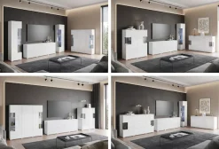 OTTO home Sideboard »Kenia, Kommode für das Schlafzimmer/Wohnzimmer« 1 Stk. tlg. Modernes Sideboard mit 3 Schubladen und 4 Fächern,Breite 150 cm