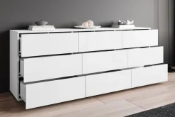 OTTO home Sideboard »Kenia, Kommode, 180 cm breit, mit 9 Schubladen« 1 Stk. tlg. Push-to-Open-System und großzügiger Stauraum