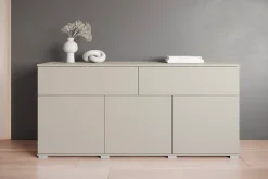 OTTO home Sideboard »Kenia, Kommode mit 3 Türen und 2 Schubladen, 150 cm breit« 1 Stk. tlg. Griffloses Design mit Push-to-Open und verstellbaren Einlegeböden