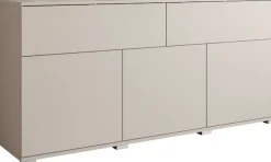 OTTO home Sideboard »Kenia, Kommode mit 3 Türen und 2 Schubladen, 150 cm breit« 1 Stk. tlg. Griffloses Design mit Push-to-Open und verstellbaren Einlegeböden