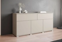 OTTO home Sideboard »Kenia, Kommode mit 3 Türen und 2 Schubladen, 150 cm breit« 1 Stk. tlg. Griffloses Design mit Push-to-Open und verstellbaren Einlegeböden